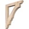 Ekena Millwork Balboa Slat Smooth Bracket, Douglas Fir, 3 1/2"W x 28"D x 32"H BKT04X28X32BOA06SDF - alternate 1